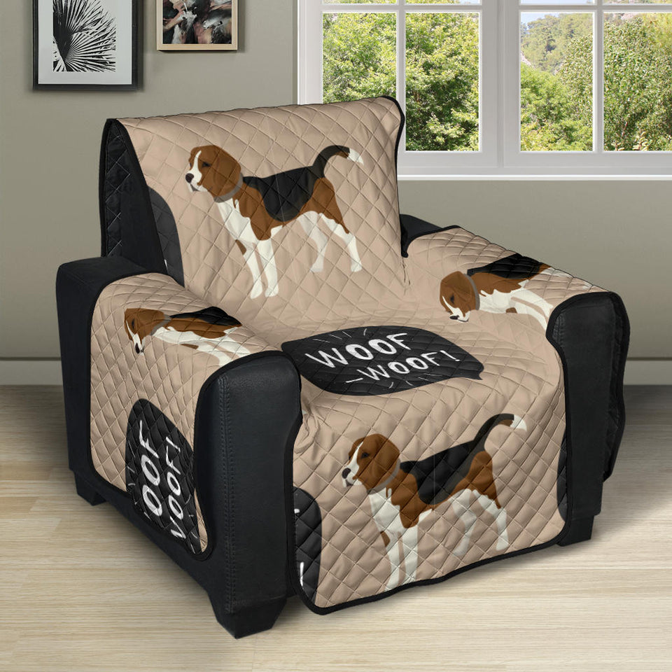 Beagle pattern Recliner Cover Protector