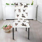 Chihuahua Dog Pattern Dining Chair Slipcover