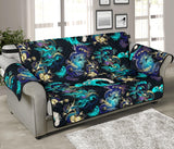 Dragon sea wave pattern Sofa Cover Protector