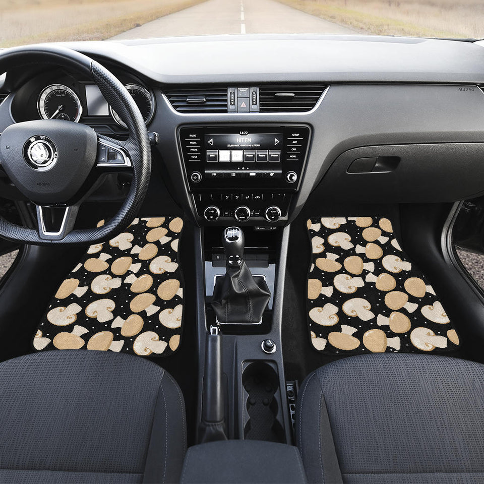 Champignon Mushroom Pattern Front Car Mats