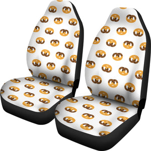 Pretzels Pattern Print Design 02 Universal Fit Car Seat Covers
