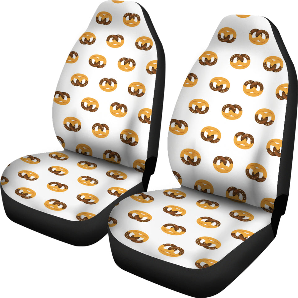 Pretzels Pattern Print Design 02 Universal Fit Car Seat Covers