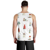 windmill design pattern Men Tank Top