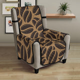 Coffee bean on brown background Chair Cover Protector