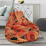 Fire Flame Pattern Bean Bag Cover