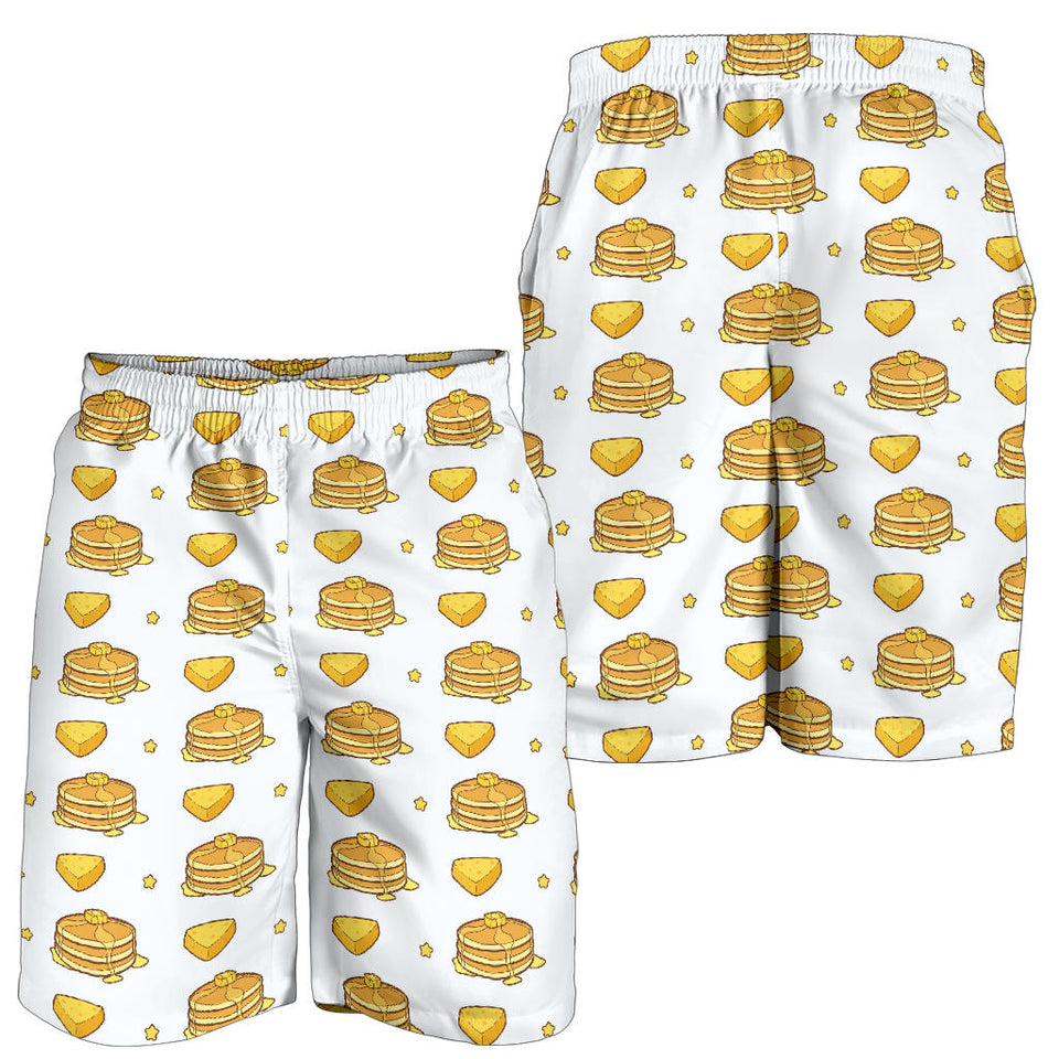 Pancake Pattern Print Design 03 Men Shorts