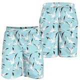 Seagull Pattern Print Design 01 Men Shorts