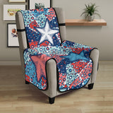 Hand drawn colorful starfish Chair Cover Protector