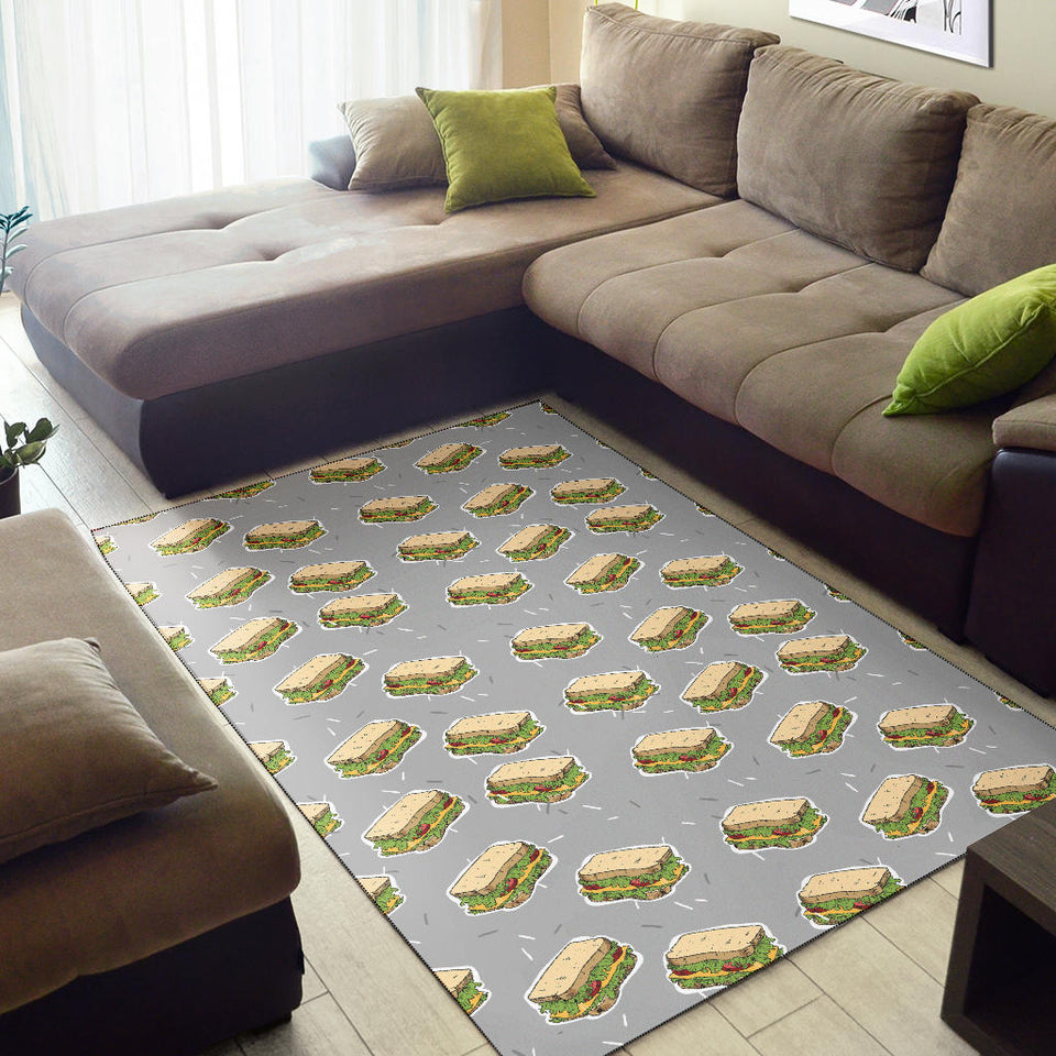 Sandwich Pattern Print Design 05 Area Rug