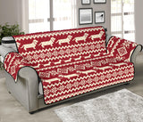 Dachshund Nordic pattern Sofa Cover Protector