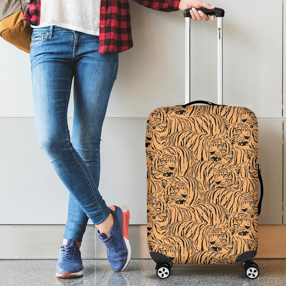 Bengal Tigers Pattern Cabin Suitcases Luggages