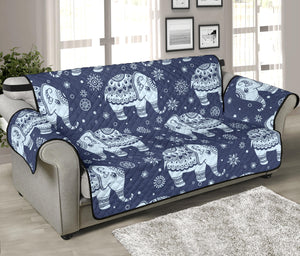 Elephant tribal design pattern Sofa Cover Protector