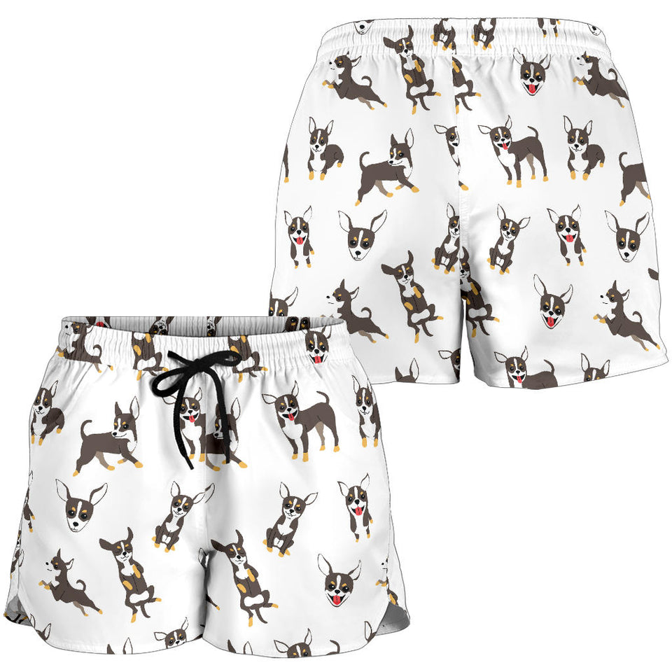 Chihuahua Dog Pattern Women Shorts