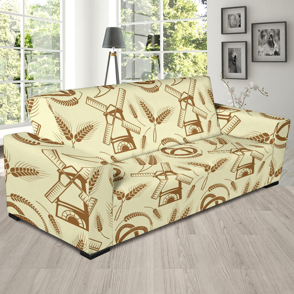 Windmill Wheat Pattern Sofa Slipcover