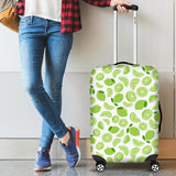 Lime Design Pattern Cabin Suitcases Luggages