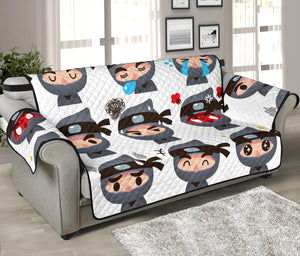 Cute ninja design pattern Sofa Cover Protector