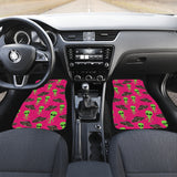 Alien Pattern Print Design 03 Front and Back Car Mats