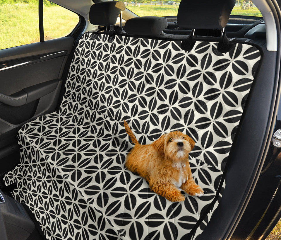 Coffee Bean Abstract Modern Pattern Dog Car Seat Covers