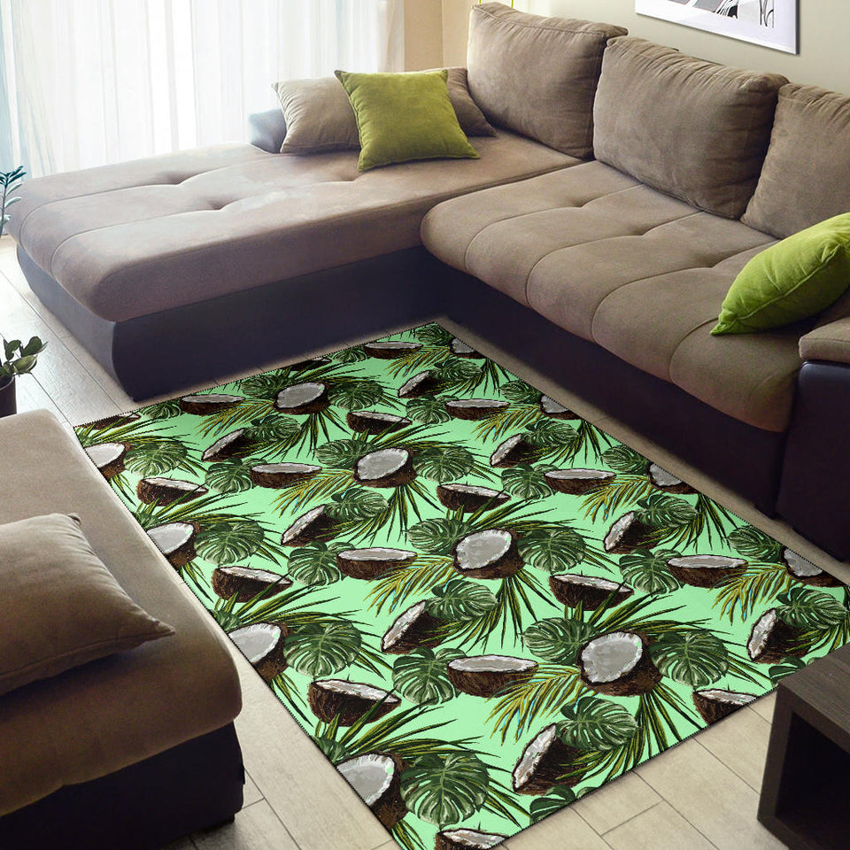 Coconut Pattern Print Design 02 Area Rug