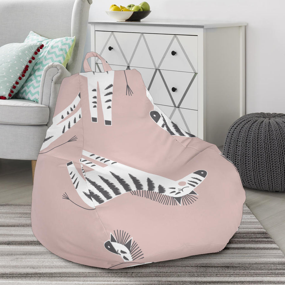 Cute Zebra Pattern Bean Bag Cover