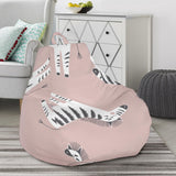 Cute Zebra Pattern Bean Bag Cover