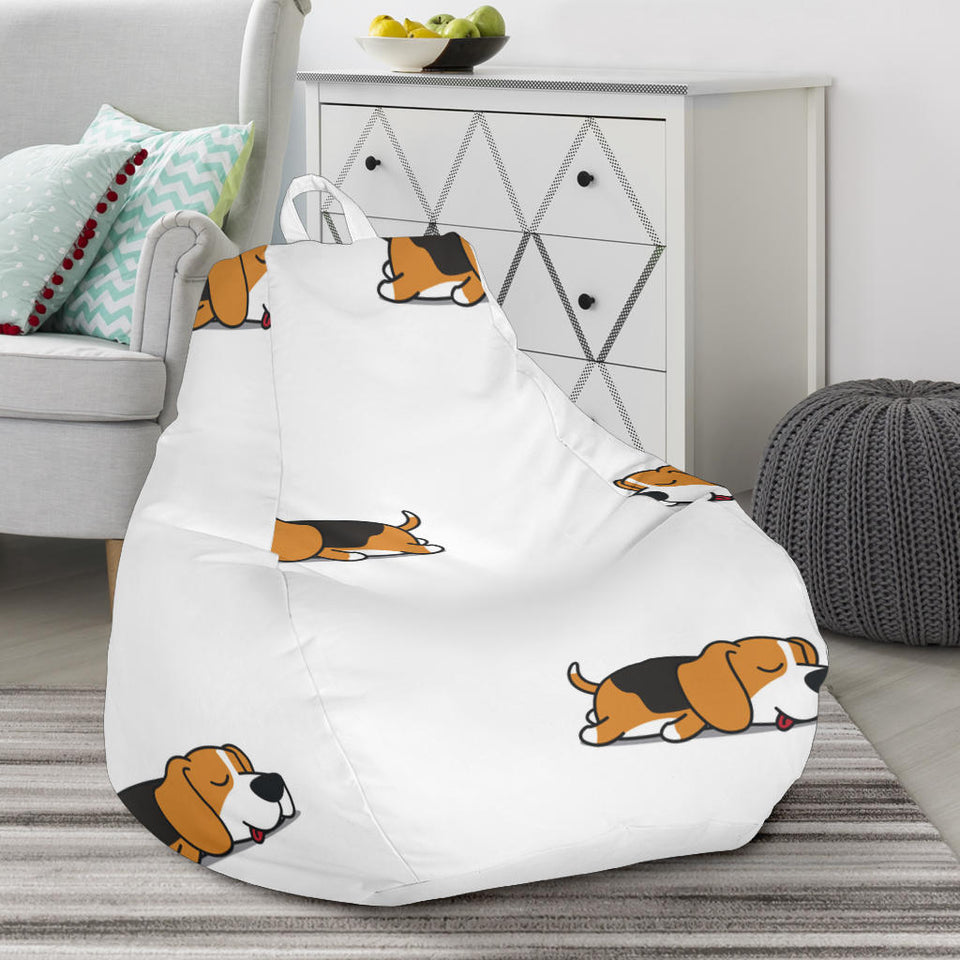 Cute Beagle Dog Sleeping Pattern Bean Bag Cover