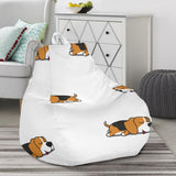 Cute Beagle Dog Sleeping Pattern Bean Bag Cover