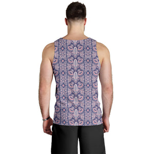 Indian Batik Style pattern Men Tank Top