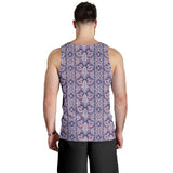 Indian Batik Style pattern Men Tank Top