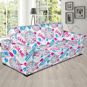 Darts Pattern Print Design 01 Sofa Slipcover