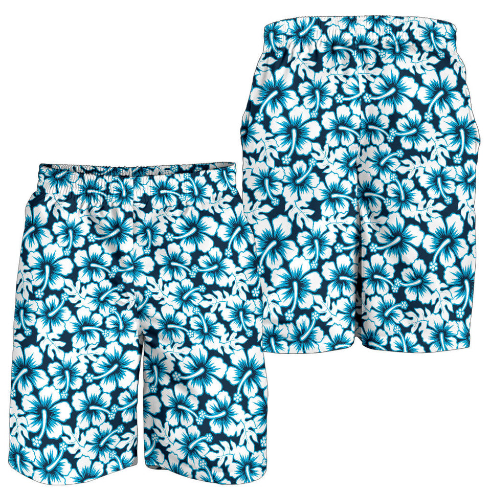 Hibiscus Pattern Print Design 04 Men Shorts