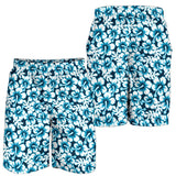 Hibiscus Pattern Print Design 04 Men Shorts
