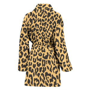 Leopard Skin Print Women'S Bathrobe
