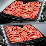 Beautiful Chili Peppers Pattern Car Sun Shade