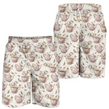 Tea pots Pattern Print Design 03 Men Shorts