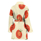 Tomato Dot Background Women'S Bathrobe