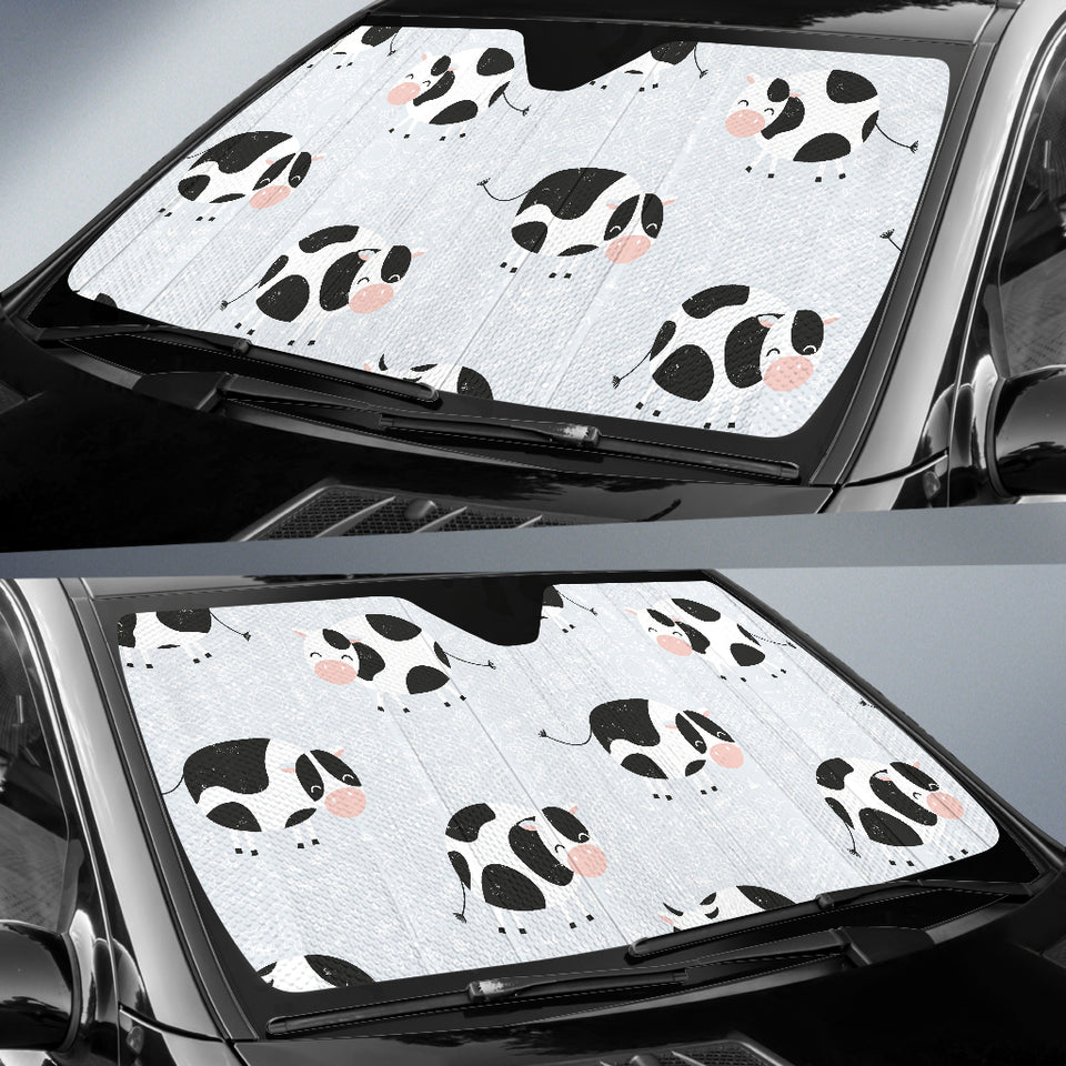 Cute Cows Pattern Car Sun Shade