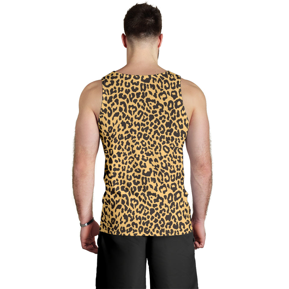 Leopard skin print Men Tank Top