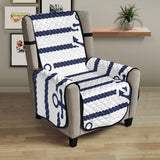 Anchor rope nautical  pattern Chair Cover Protector