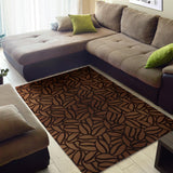 Coffee Bean Pattern Area Rug