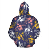 Koi Fish Carp Fish Pattern Zip Up Hoodie