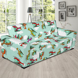 Helicopter Design Pattern Sofa Slipcover