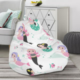 Cute Mermaid Dolphin Fish Starfish Pattern Bean Bag Cover