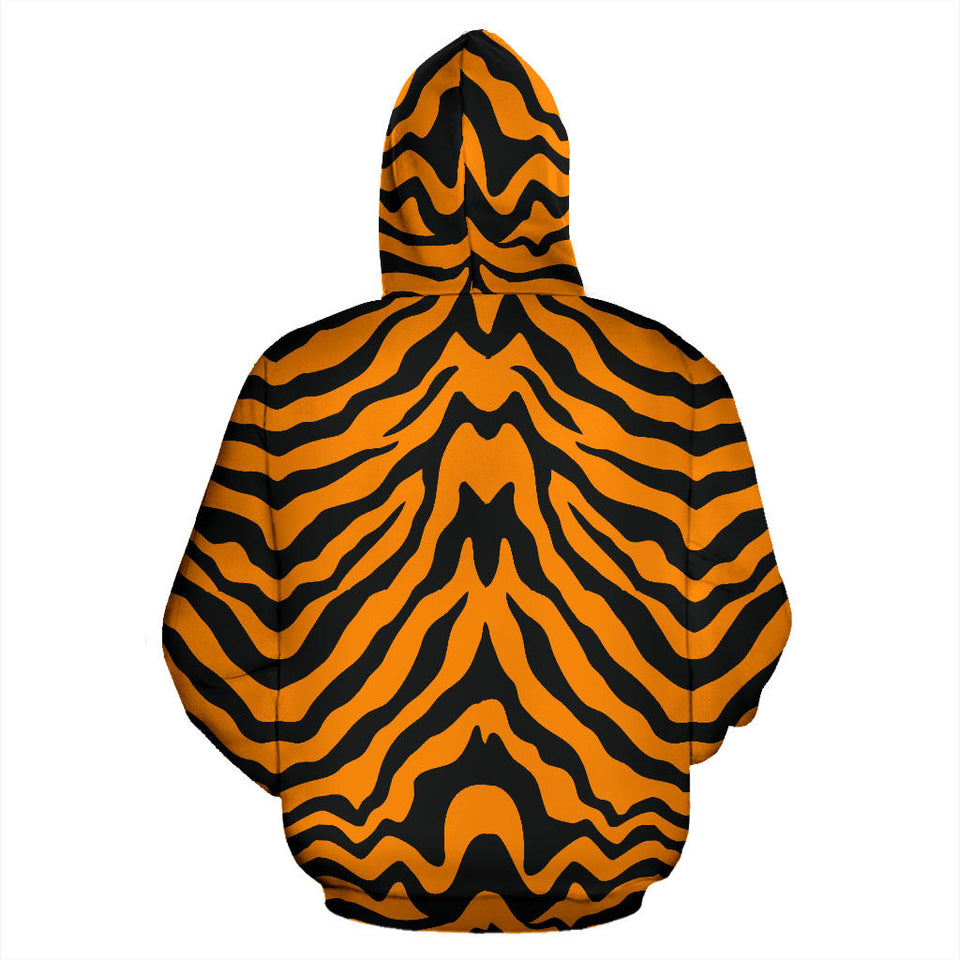 Bengal Tigers Skin Print Pattern Men Women Pullover Hoodie