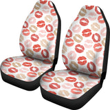 Lips Pattern Print Design 04 Universal Fit Car Seat Covers