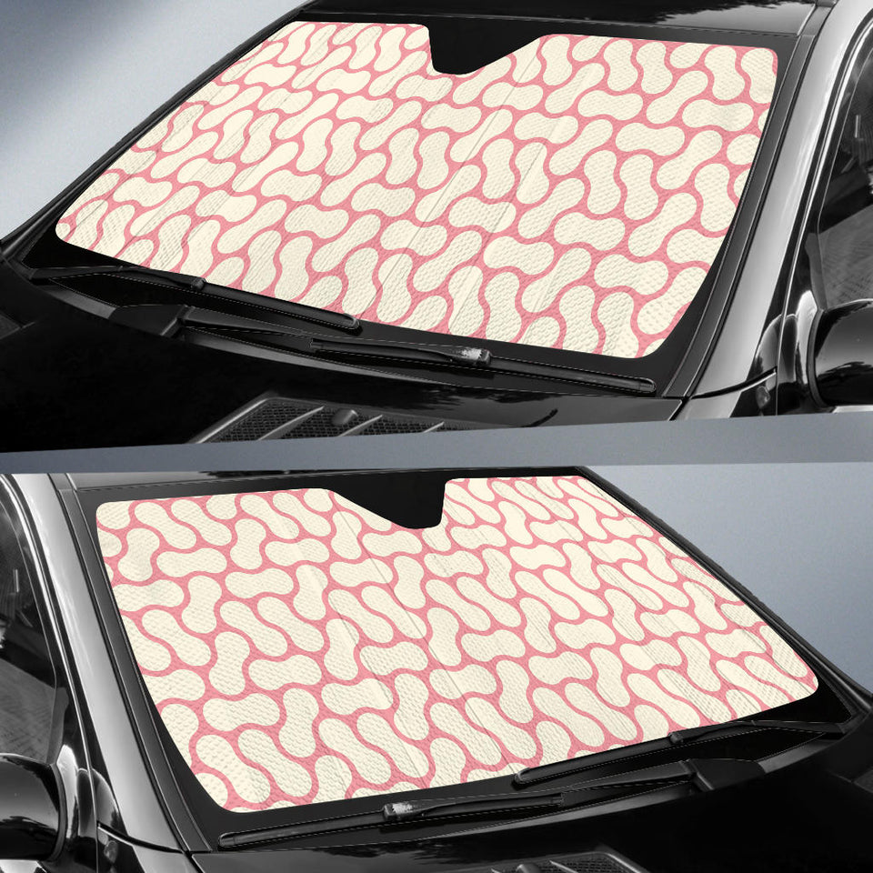 Peanuts Texture Pattern Car Sun Shade