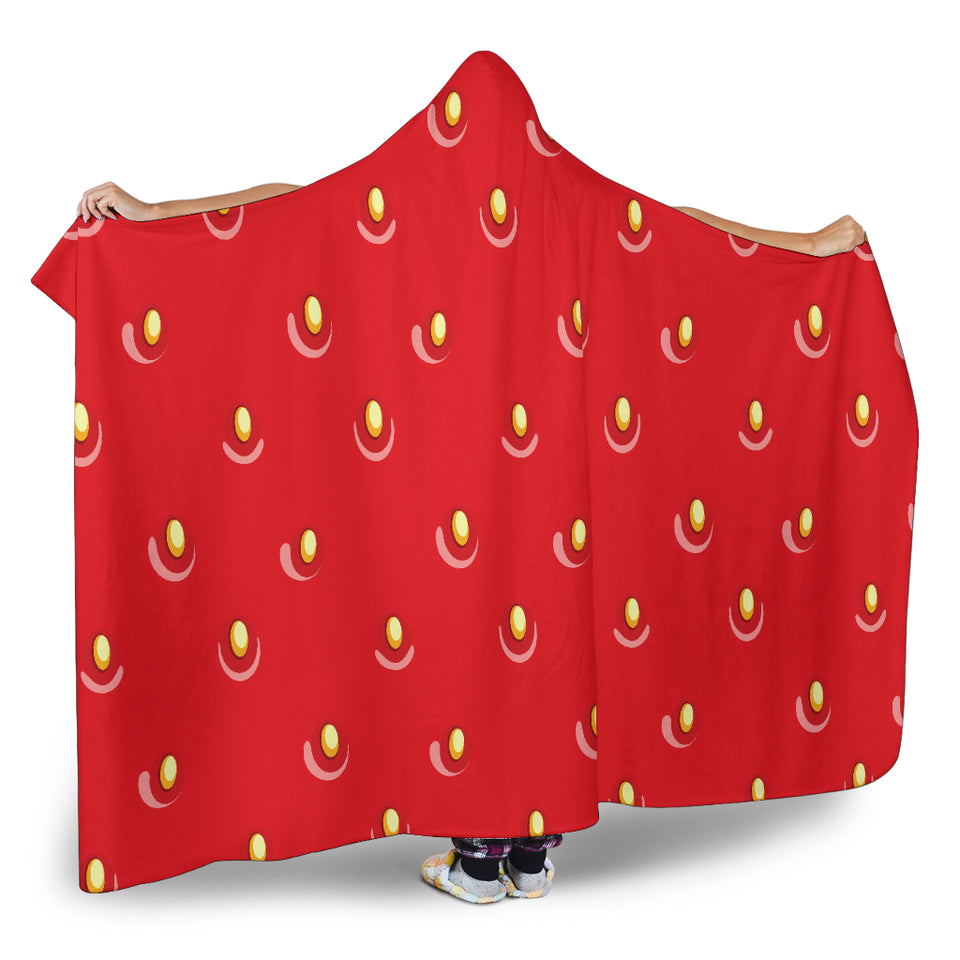 Strawberry Texture Skin Pattern Hooded Blanket