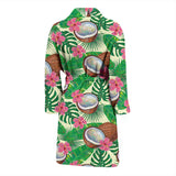 Coconut Pattern Print Design 01 Men's Bathrobe