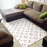 Jack Russel Pattern Print Design 05 Area Rug