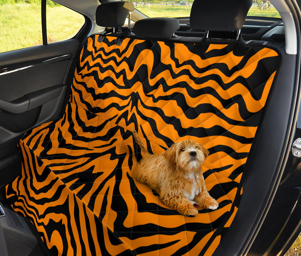 Bengal Tigers Skin Print Pattern Dog Car Seat Covers
